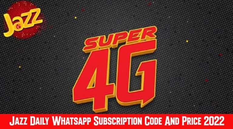 Jazz Daily Whatsapp Subscription Code And Price 2022