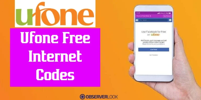 Ufone Free Internet Codes