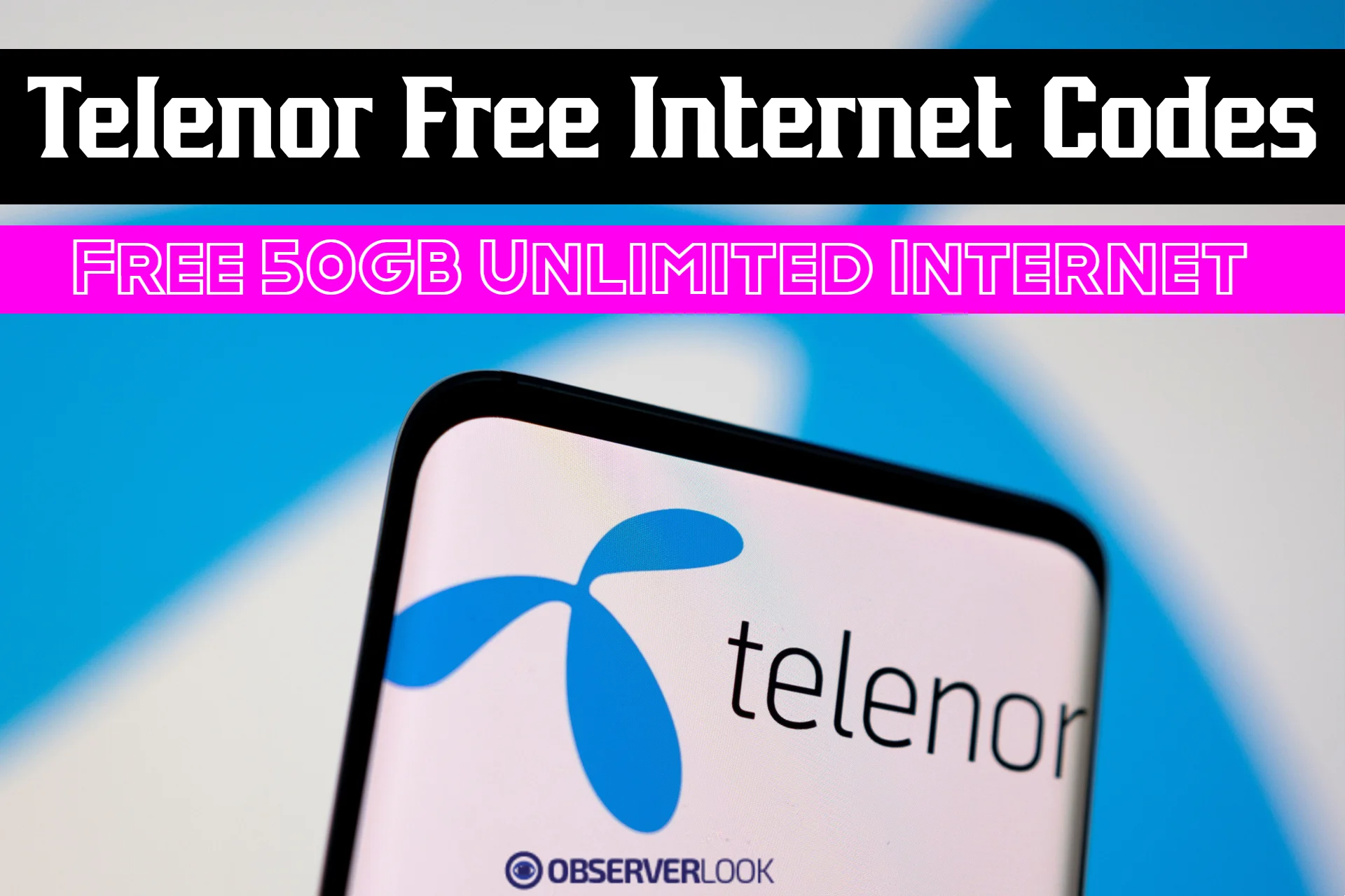 Telenor Free Internet Codes