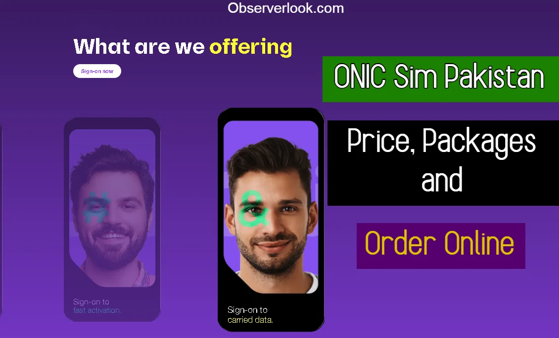 ONIC Sim Pakistan Price Packages and Order Online